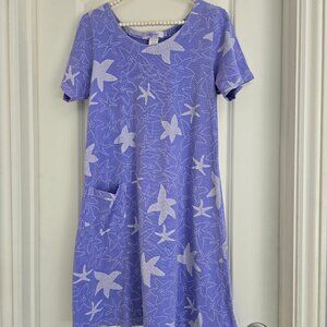 Fresh Produce 100% Cotton Size Small Sea Star Dress